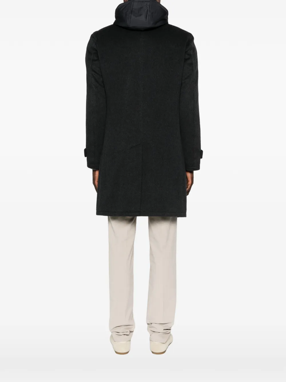 Corneliani Jas met capuchon en zak Grijs