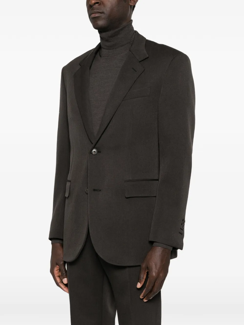  Corneliani Button-fastening Blazer - Brown 