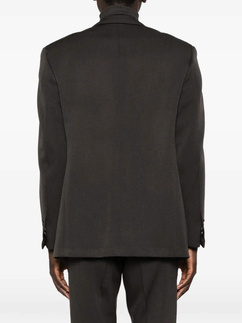 Corneliani Blazer met knoopsluiting Bruin