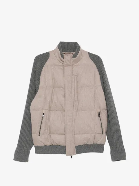Corneliani knitted panel jacket