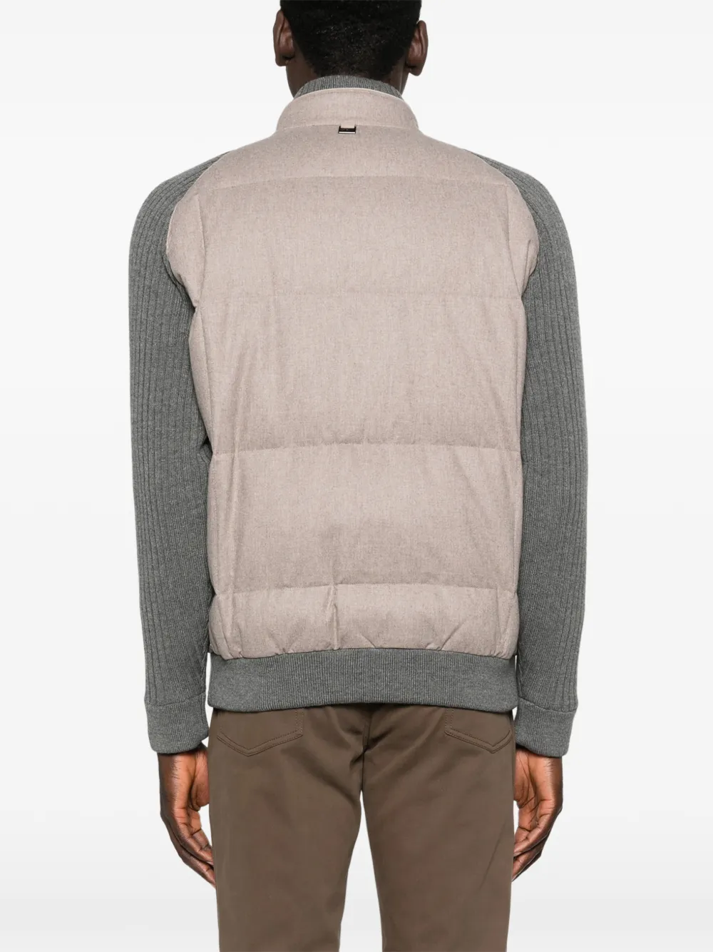 Knitted Panel Jacket