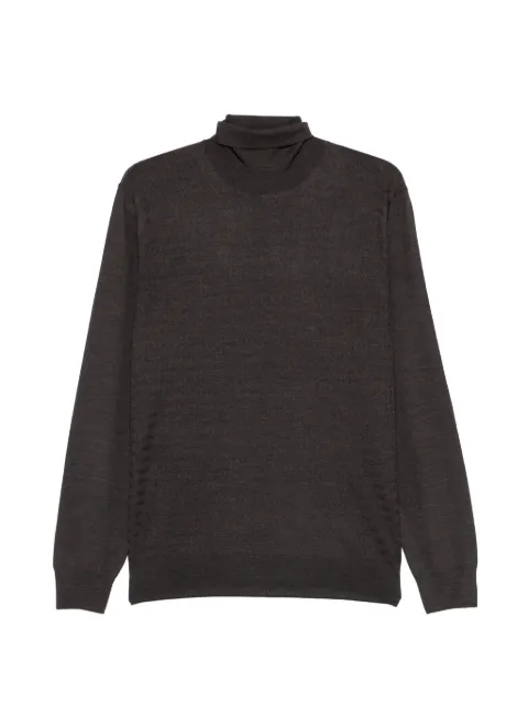 Corneliani roll-neck patterned sweater