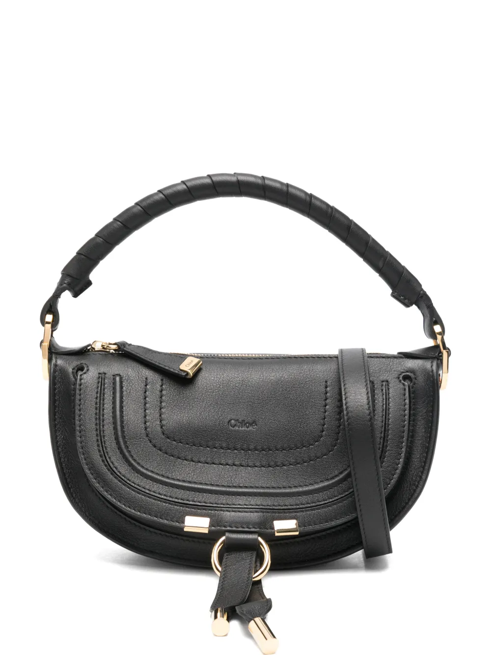 Chloé Marcie top-handle shoulder bag - Nero