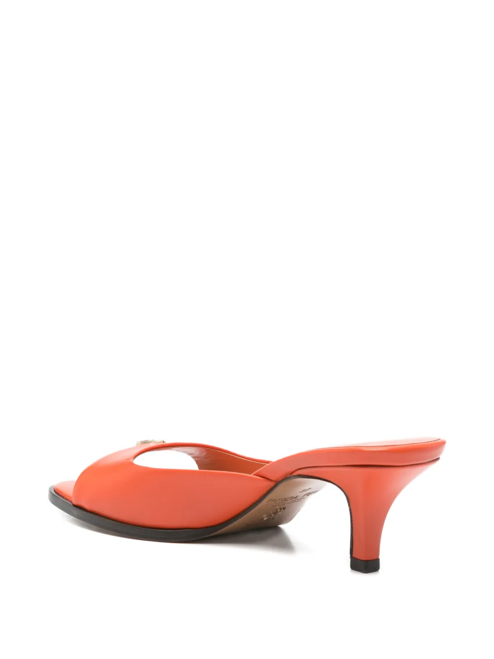 Patrizia Pepe square-toe sandals Oranje