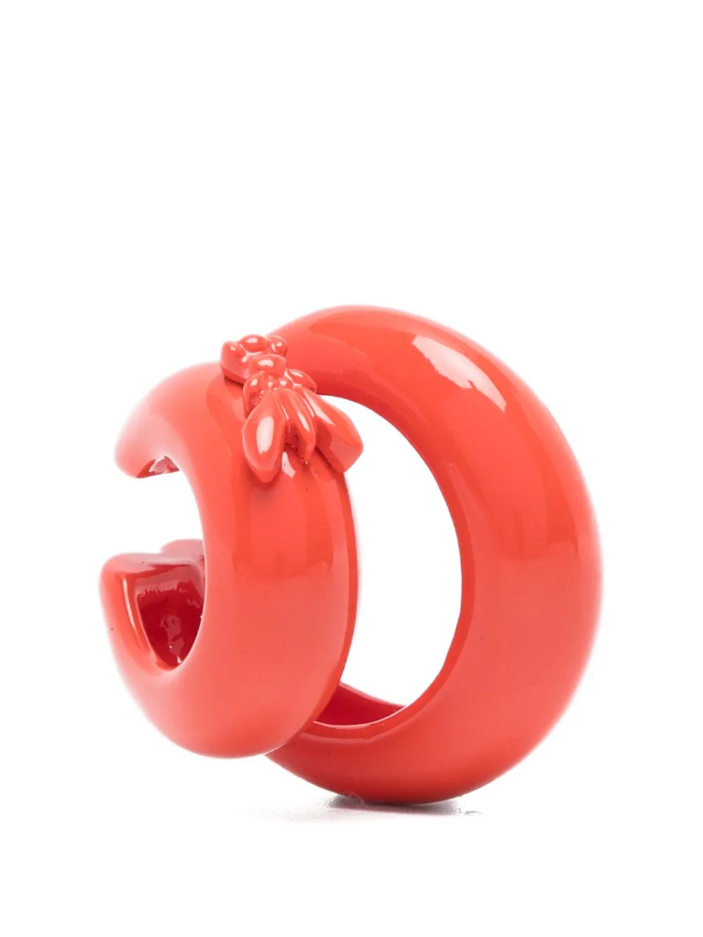 Patrizia Pepe fly-logo earcuff - Arancione