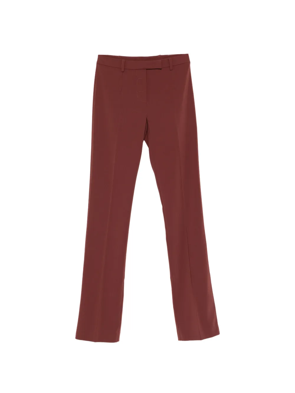 Patrizia Pepe slim crepe trousers - Rosso