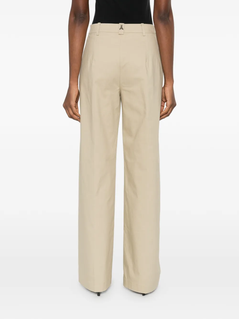 Patrizia Pepe Broek met toelopende pijpen Beige