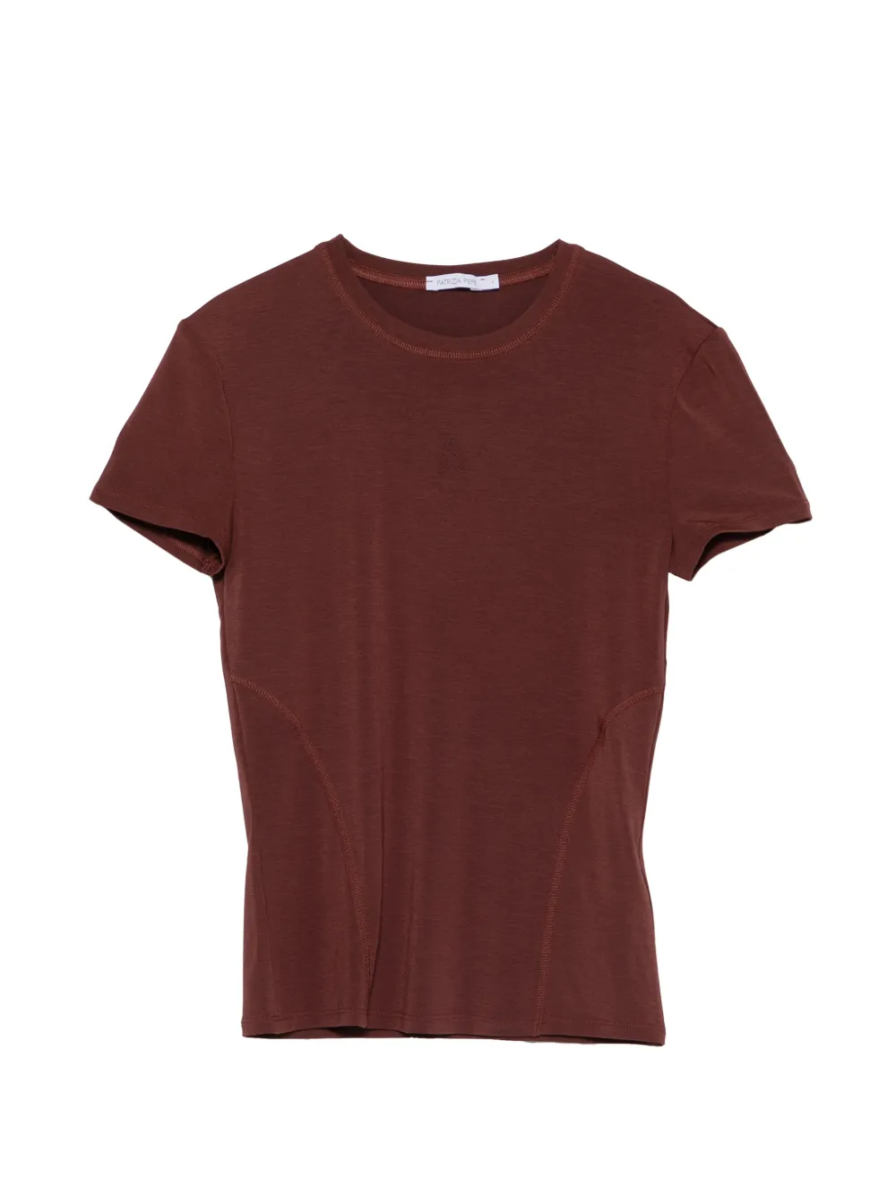 Patrizia Pepe slim T-shirt - Marrone