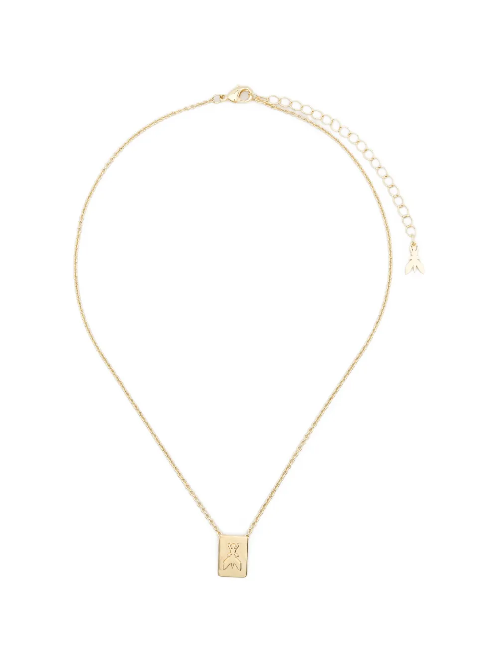 Patrizia Pepe fly-pendant necklace - Oro
