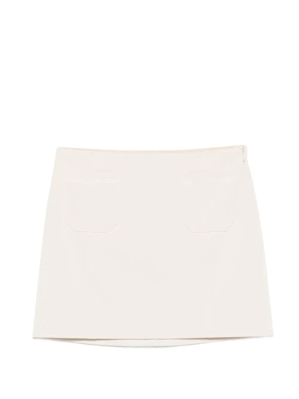 Patrizia Pepe patch-pocket mini skirt - Toni neutri