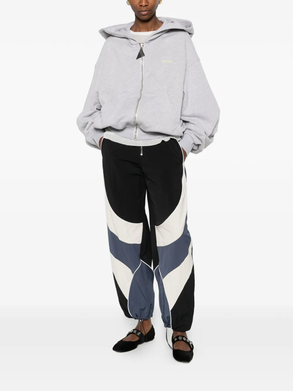 Colourblock Zip-Up Track Pants