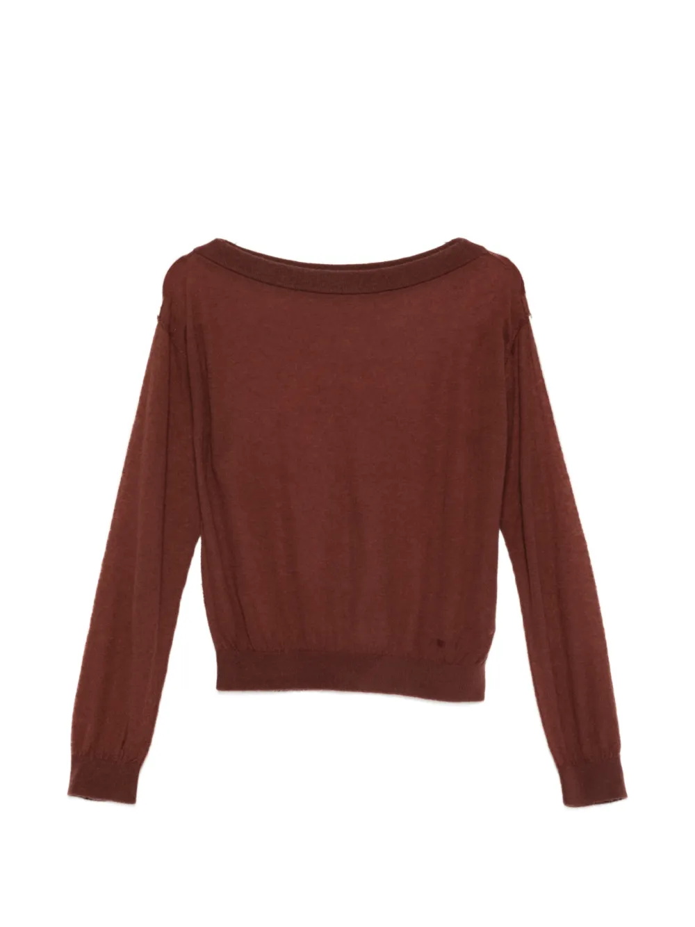 Patrizia Pepe long-sleeve sweater - Braun