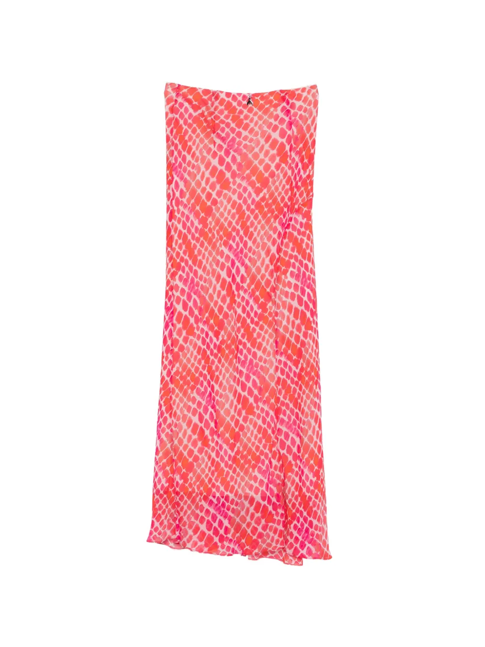Patrizia Pepe Midi-rok met print Rood