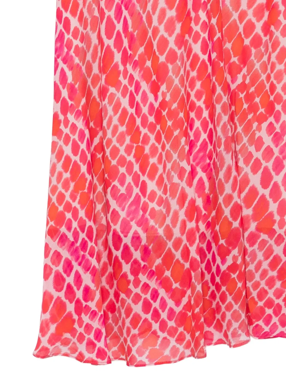Patrizia Pepe Midi-rok met print Rood
