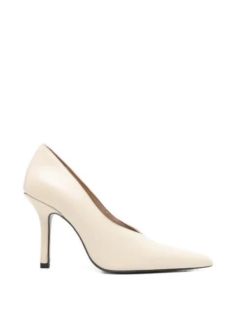 Patrizia Pepe leather heeled pumps