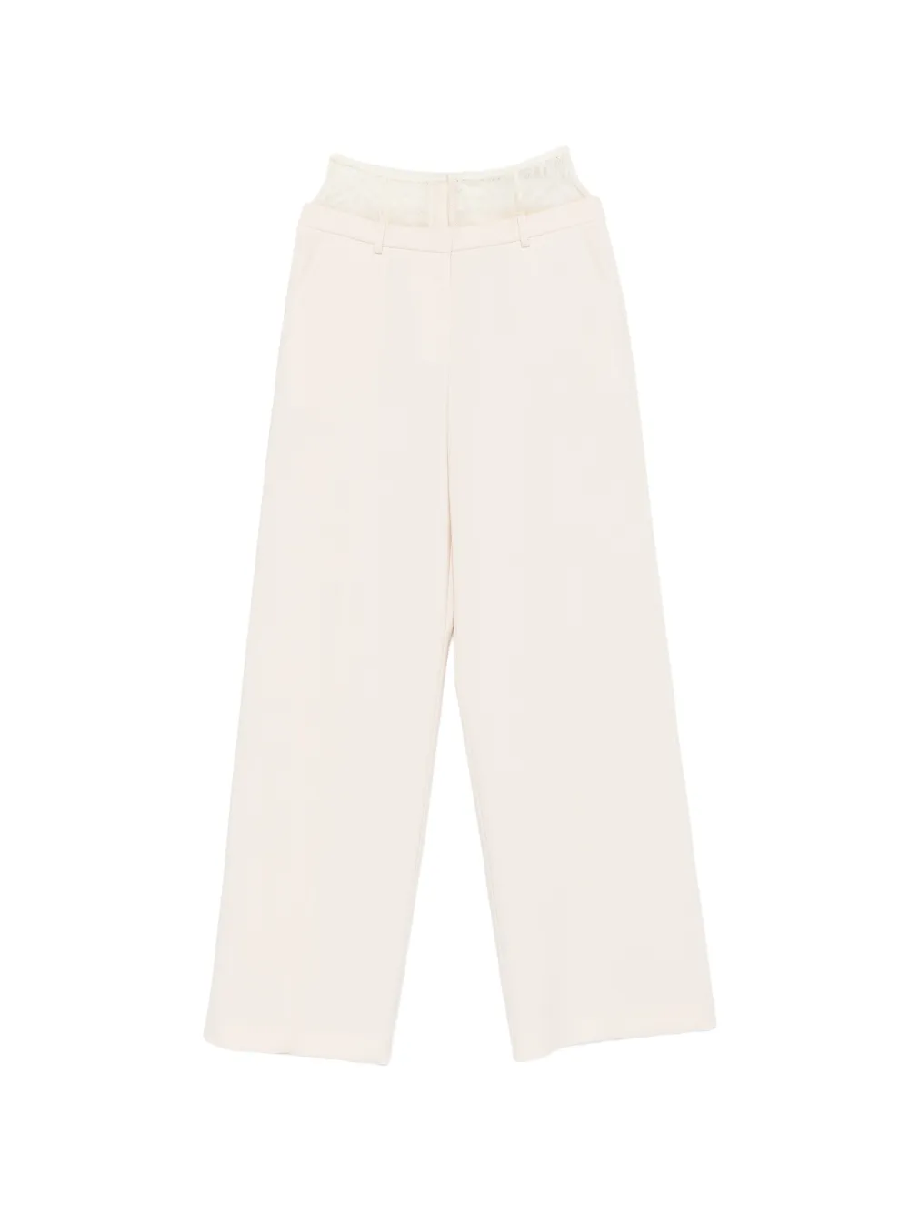 Patrizia Pepe lace palazzo trousers - Toni neutri