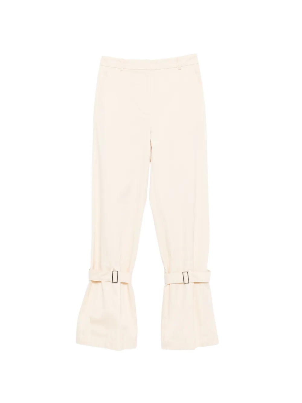 Patrizia Pepe strap cotton trousers - Toni neutri