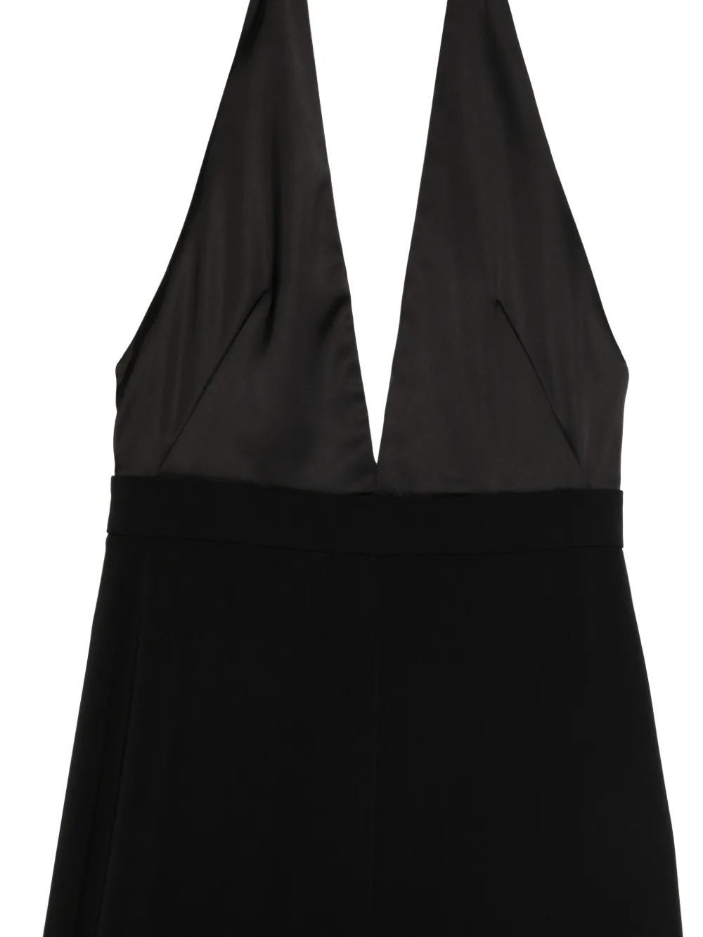  Patrizia Pepe Mono Largo Con Cuello Pronunciado - Negro 