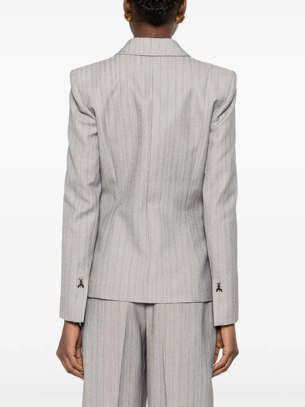Patrizia Pepe Blazer met krijtstreep Grijs