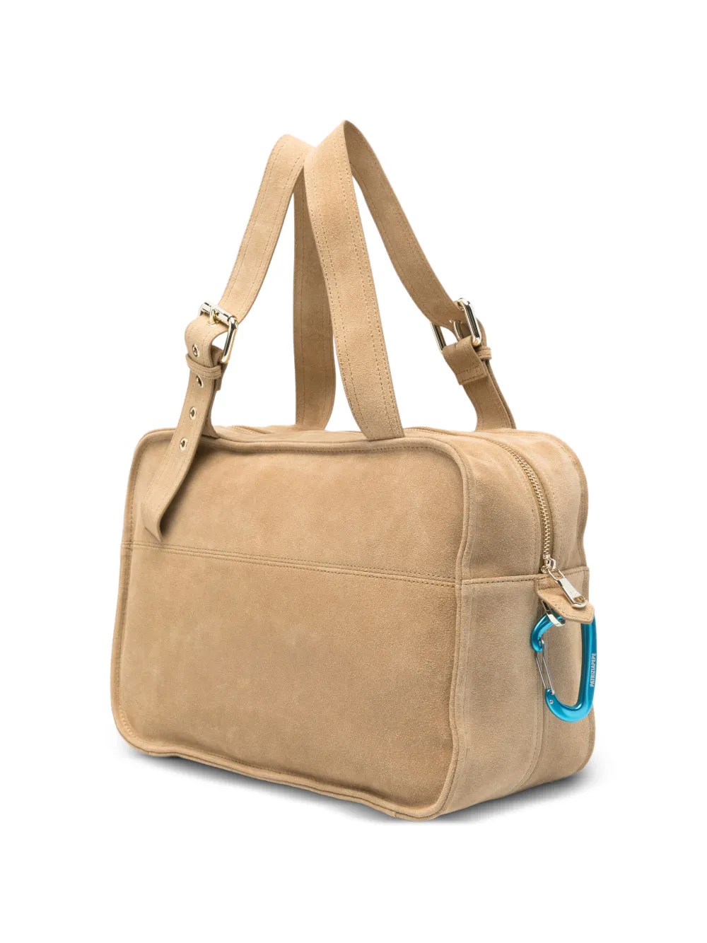 Patrizia Pepe (IM)Perfection suède shopper met reliëf Beige
