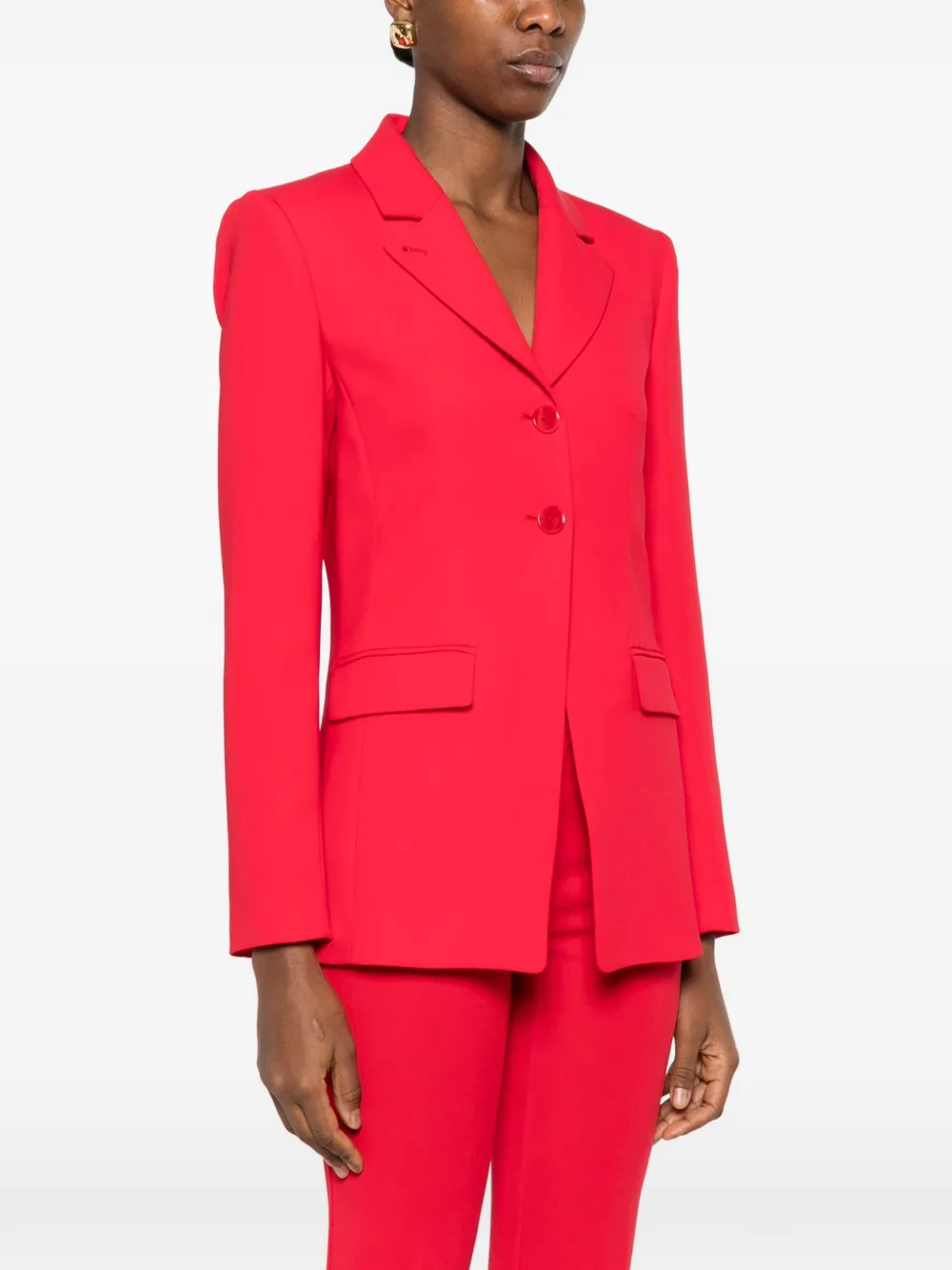 Patrizia Pepe Getailleerde blazer Rood