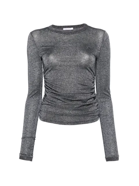 Patrizia Pepe long-sleeve draping top