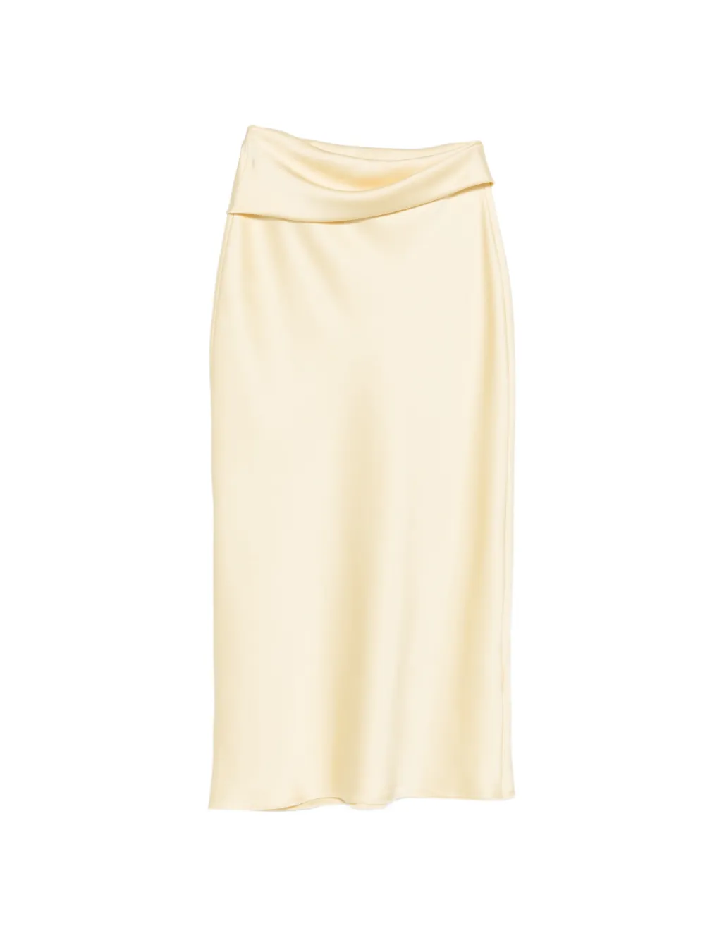 Patrizia Pepe Gonna midi drappeggiata - Giallo