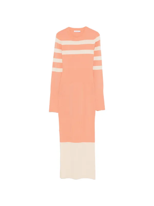 two tone knit dress Two Tone Knit Dress