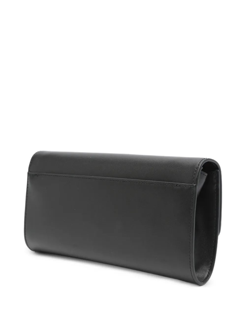  Patrizia Pepe Essential Fly Leather Clutch Bag - Black 