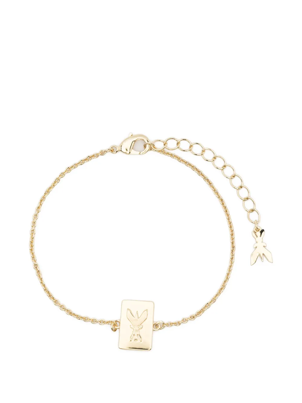 Patrizia Pepe fly-plaque bracelet - Oro