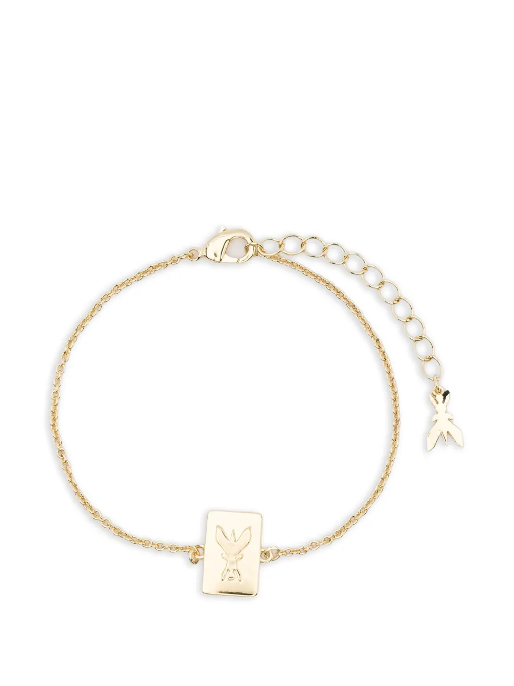 Patrizia Pepe fly-plaque bracelet - Oro