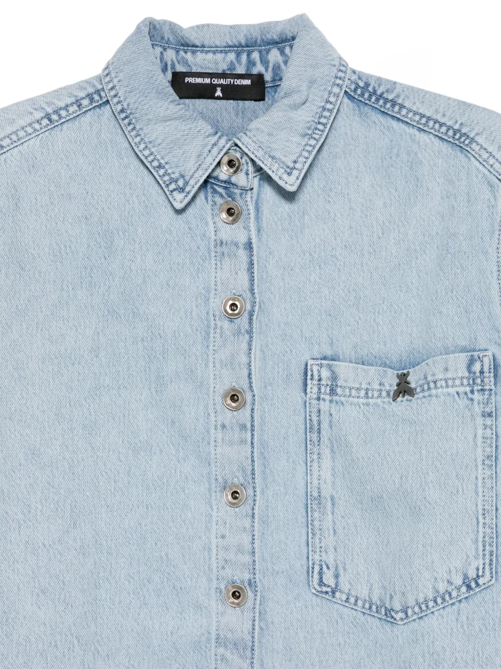 Patrizia Pepe Blouse met knoopsluiting Blauw