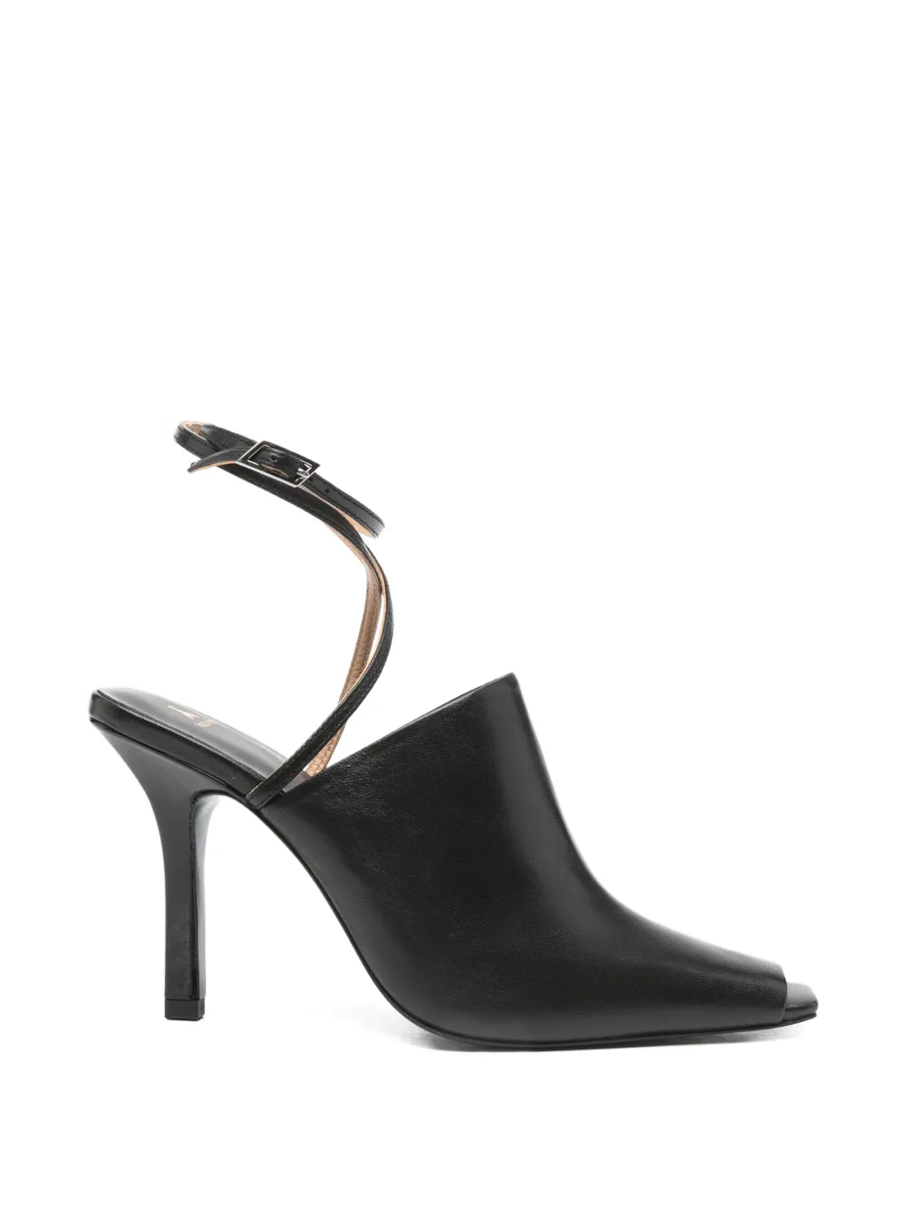 Patrizia Pepe square-toe sandals - Nero
