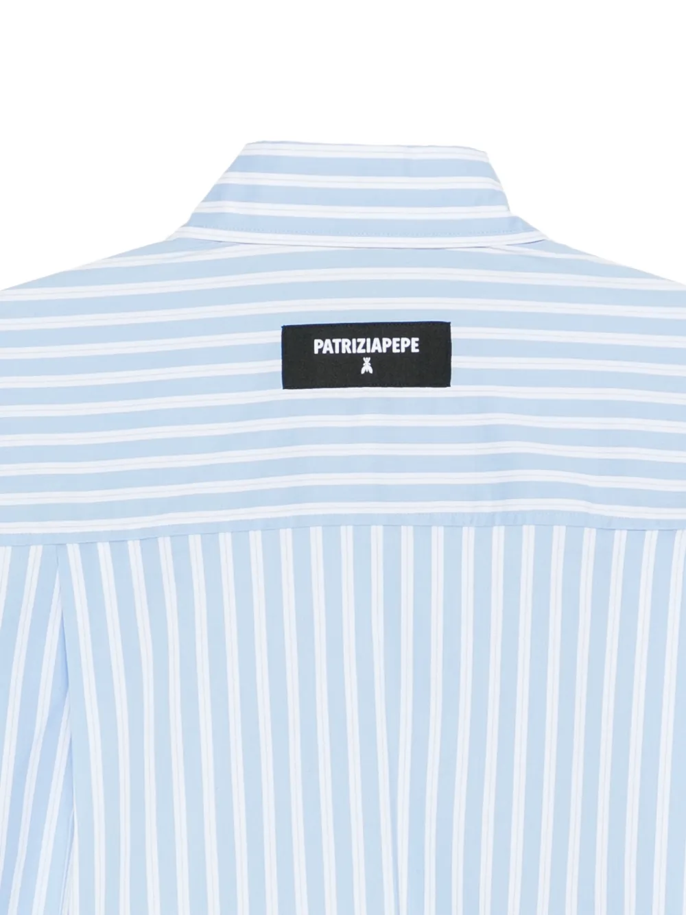 Patrizia Pepe Gestreept shirt Blauw