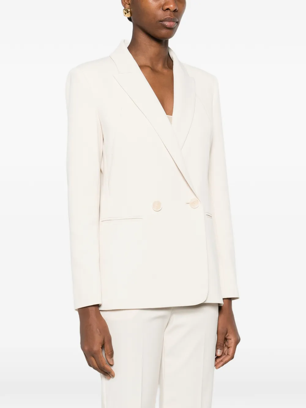  Patrizia Pepe Double-breasted Blazer - Neutrals 