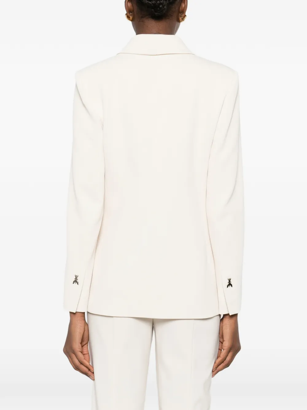 Patrizia Pepe Blazer met dubbele rij knopen Beige