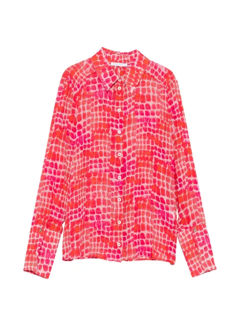 Patrizia Pepe print-detail long-sleeve shirt