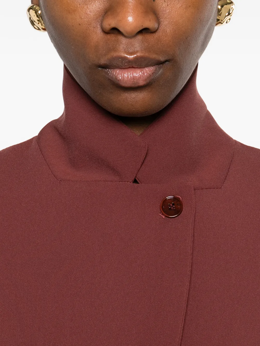Patrizia Pepe Getailleerde blazer Rood