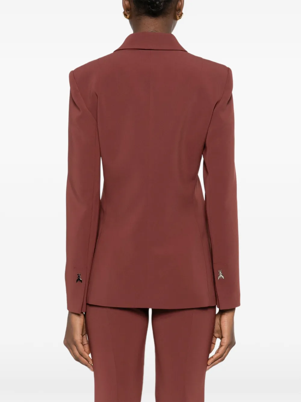 Patrizia Pepe Getailleerde blazer Rood