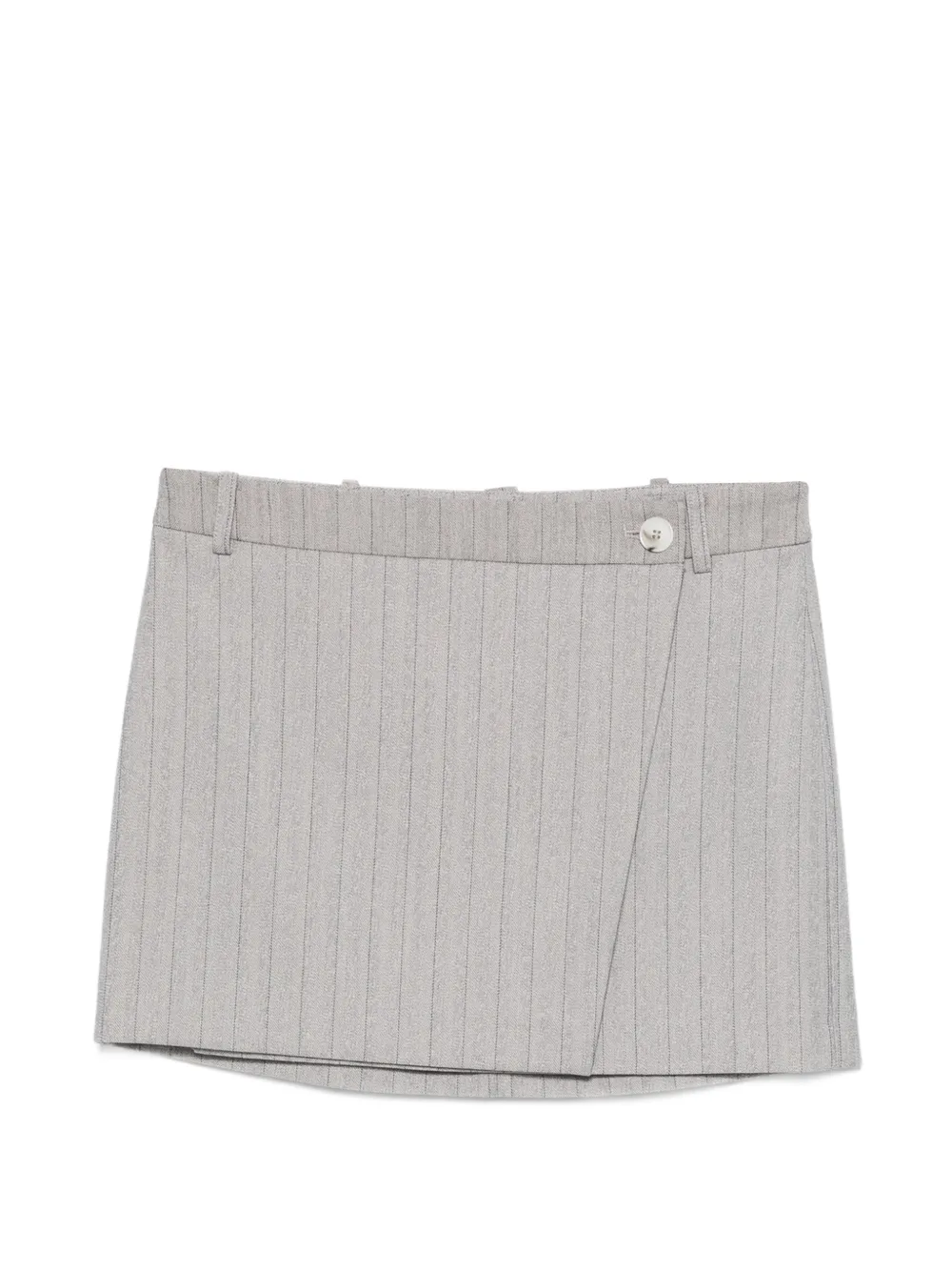 Patrizia Pepe striped mini skirt - Grigio
