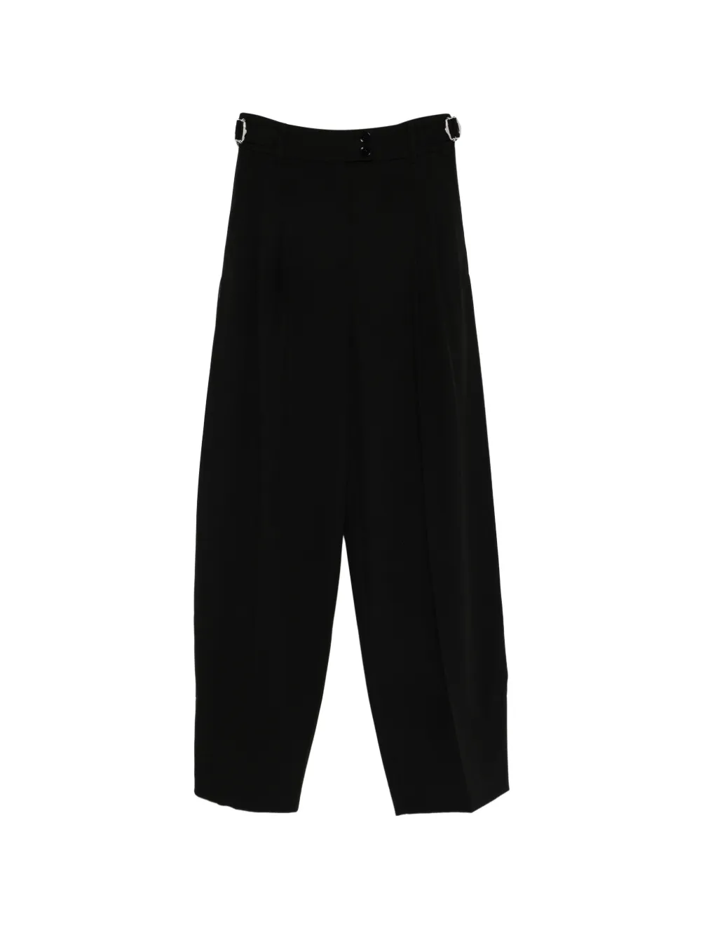 Patrizia Pepe strap wide trousers - Nero