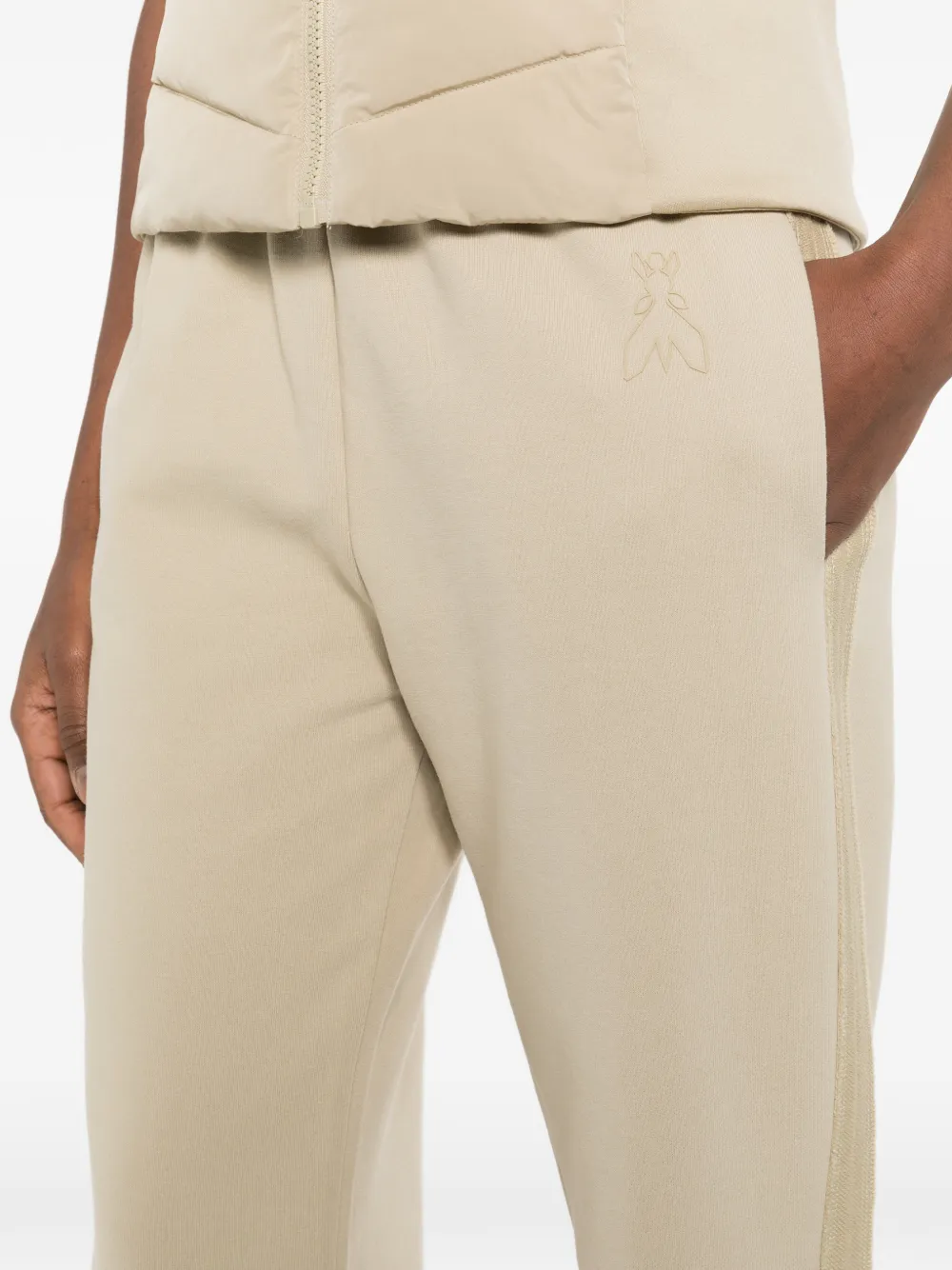 Patrizia Pepe Elastische trainingsbroek Beige