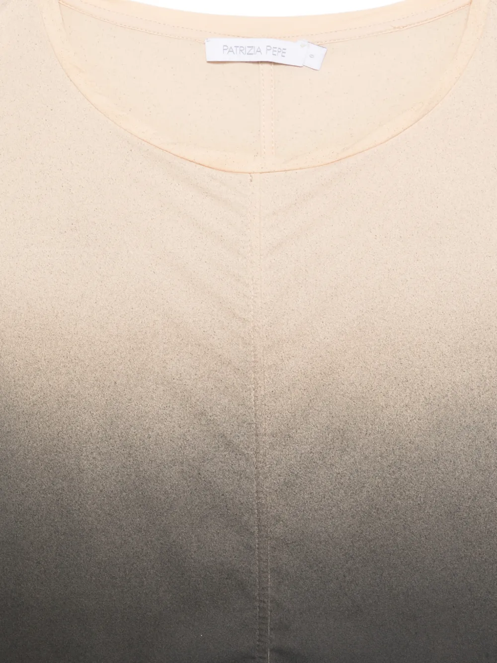 Patrizia Pepe T-shirt met kleurverloop Beige