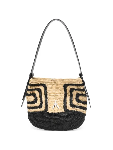 Patrizia Pepe raffia beach bag