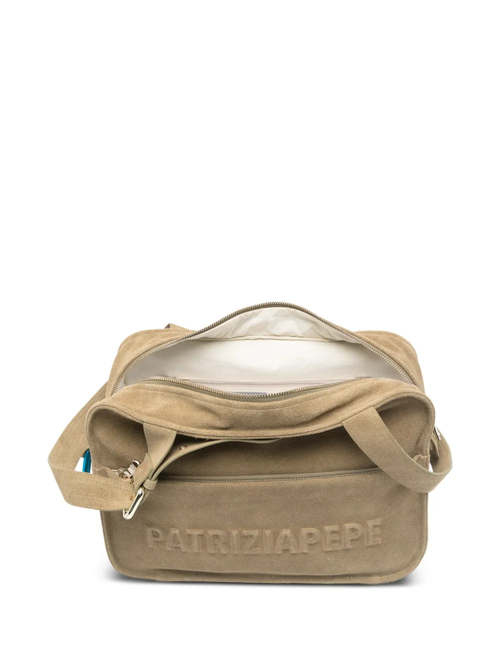 Patrizia Pepe (IM)Perfection suède shopper met reliëf Groen