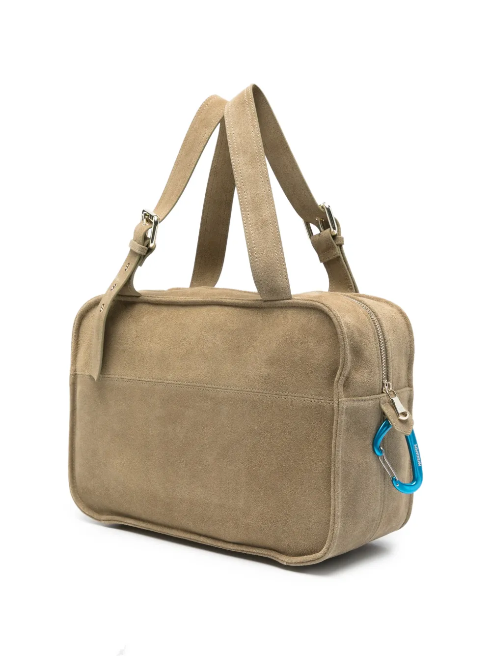 Patrizia Pepe (IM)Perfection suède shopper met reliëf Groen