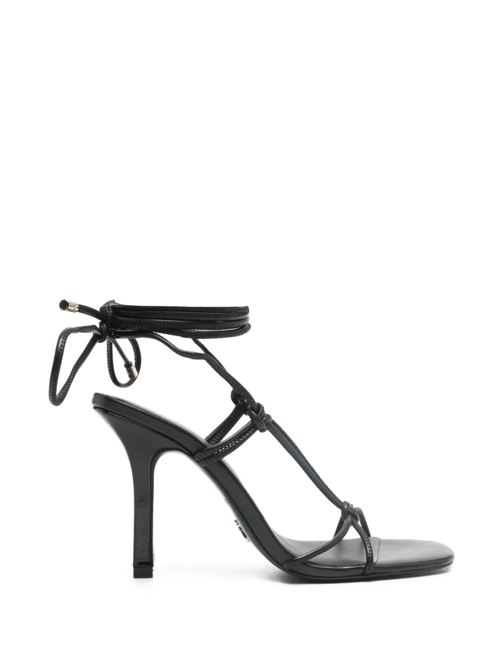 Patrizia Pepe New Square heeled sandals - Nero