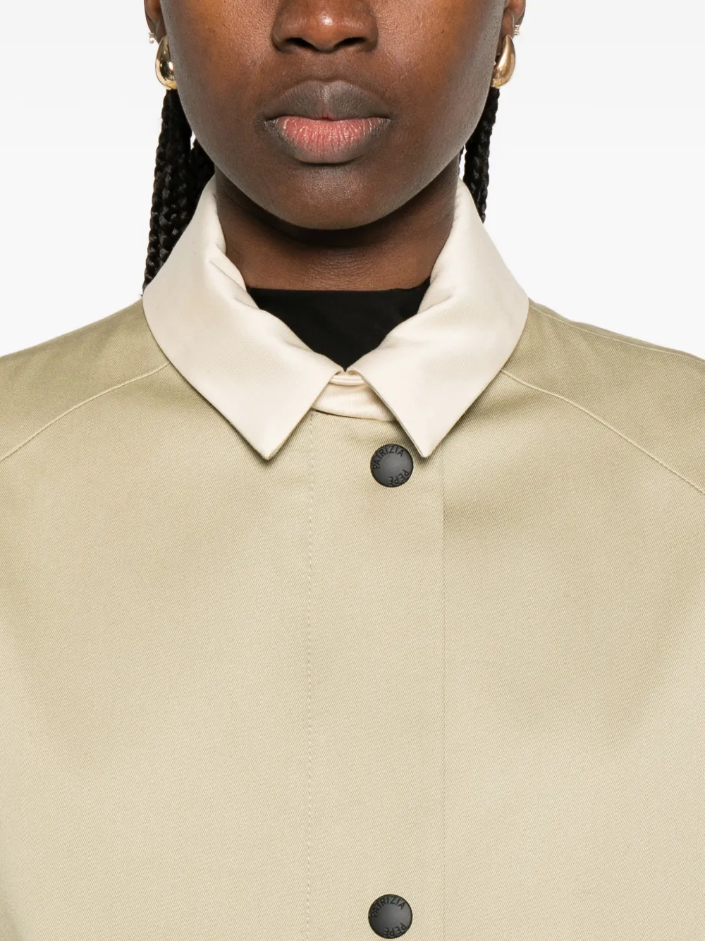 Patrizia Pepe Jas met textuur Beige