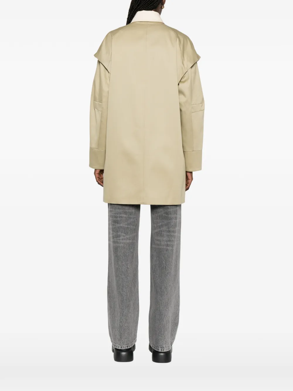 Patrizia Pepe Jas met textuur Beige