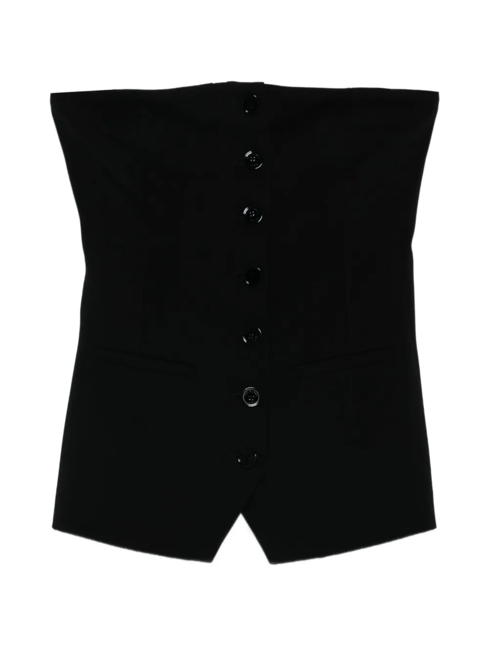Patrizia Pepe button top - Nero